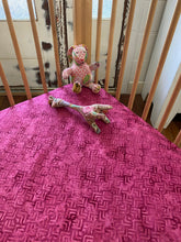 Neon Pink Fitted Cot Sheet