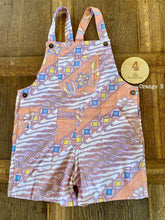 Kids Pastel Batik Overalls Size 4