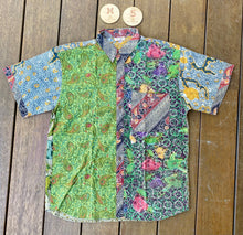 Vintage Batik Adults Button Up Shirts - Medium