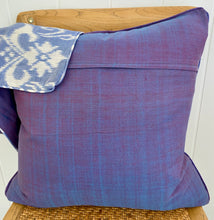 Sky Blue Handwoven Ikat Cushion Covers 46x46