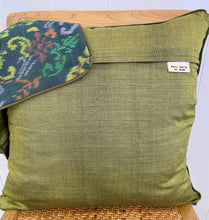 Emerald Handwoven Ikat Cushion Covers 46x46
